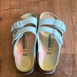Birkenstock Blue Sandals with Adjustable Straps